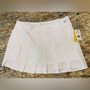Eleven By Venus Williams Flutter Skirt Skort Size XXL White Tennis Workout